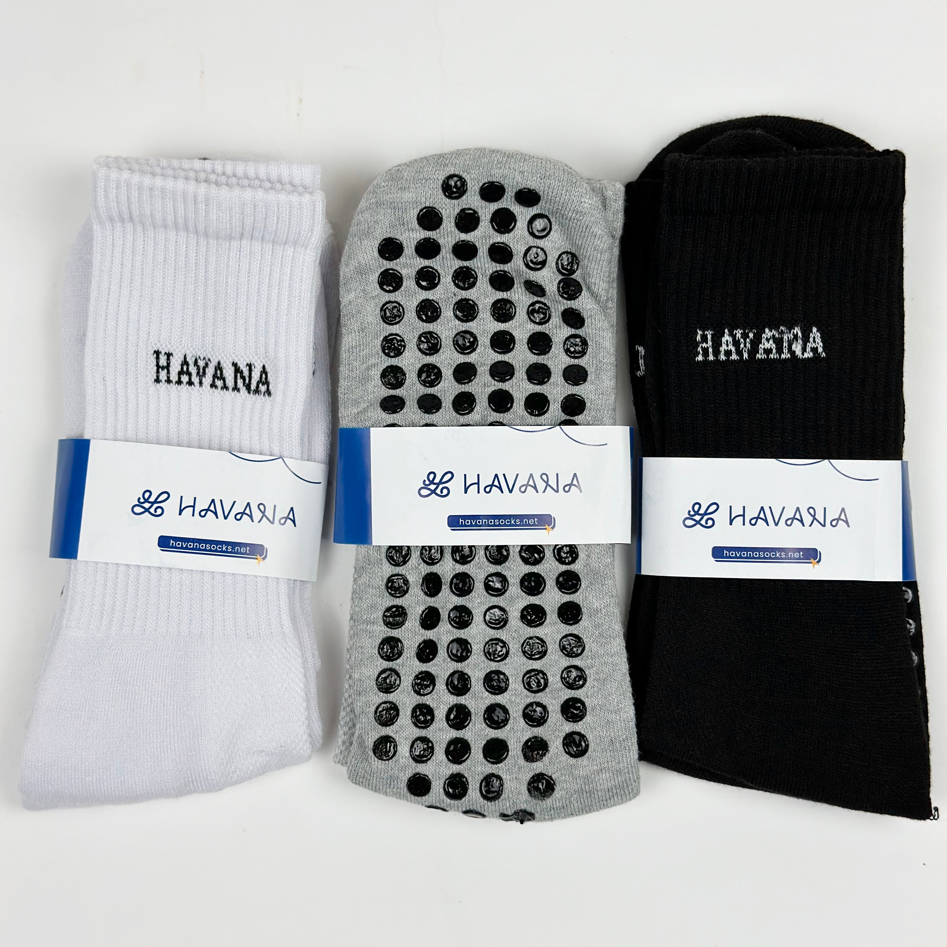 Cotton Grip Socks - Pack of 3