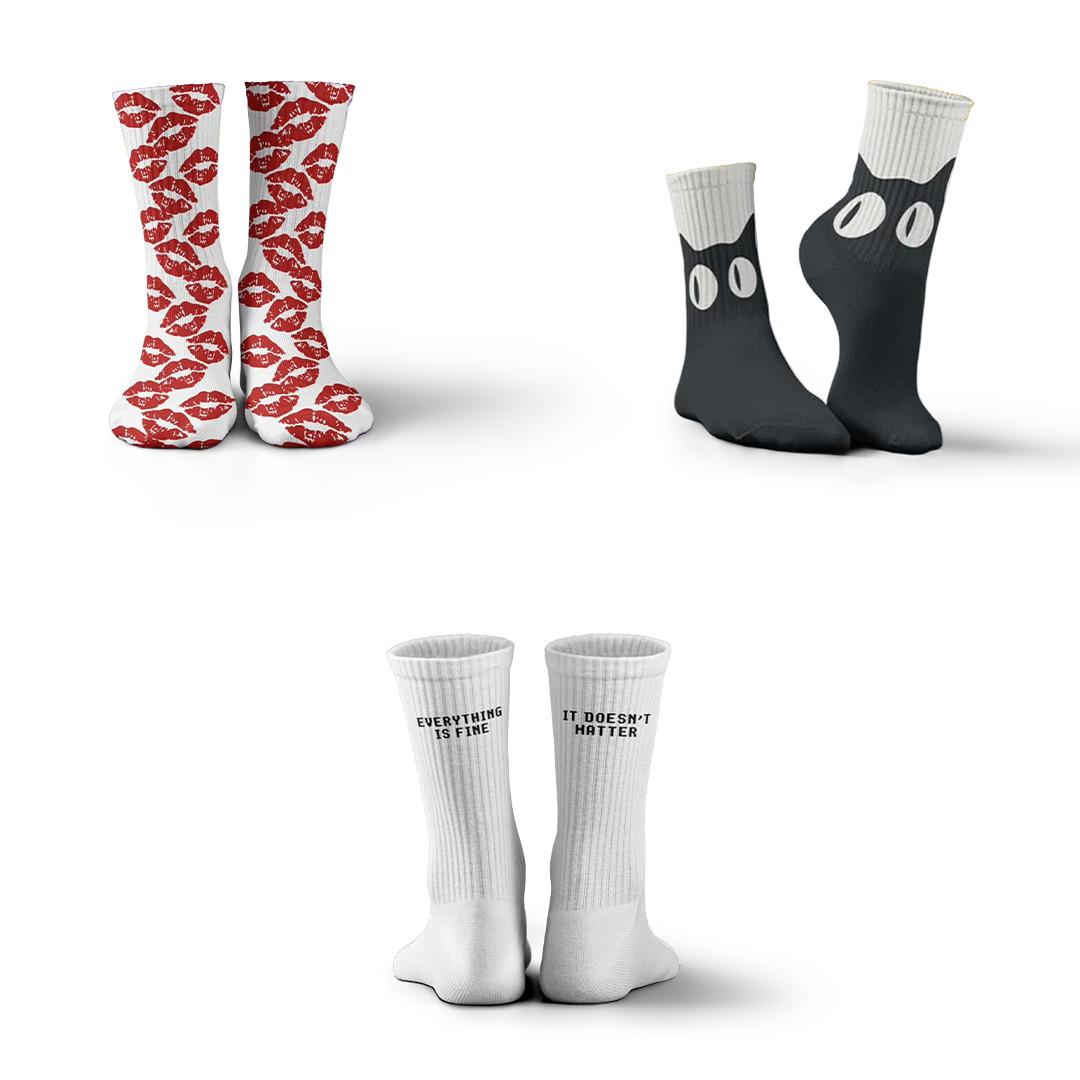 Classic Vibes Collection Socks Set Of 3