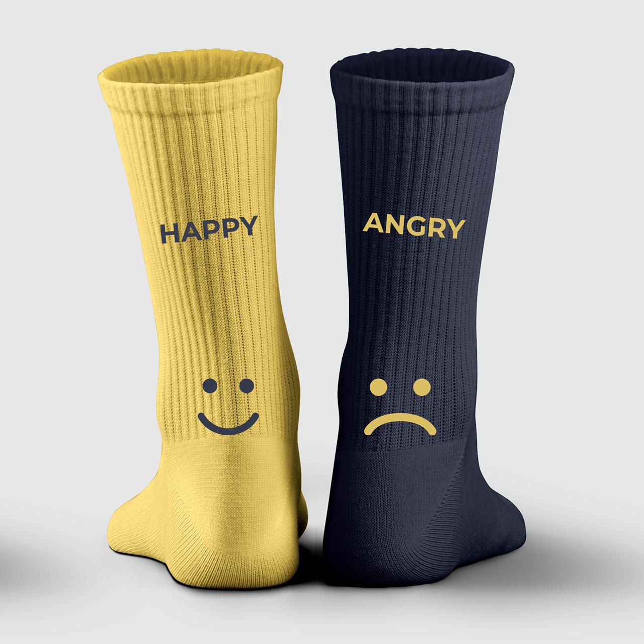 Happy&Angry Socks