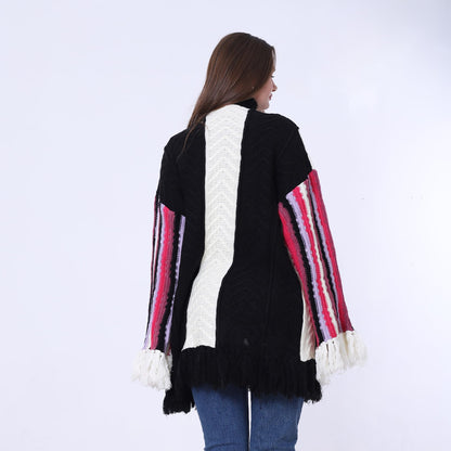 Open Tassel Cardigan