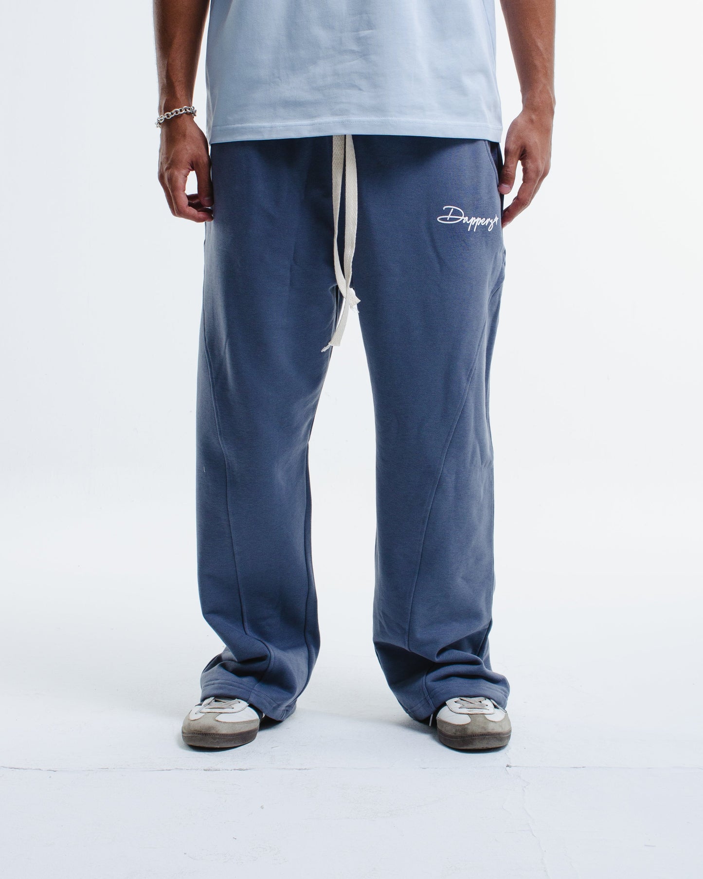 Relaxed-Fit Sweatpants – Blue