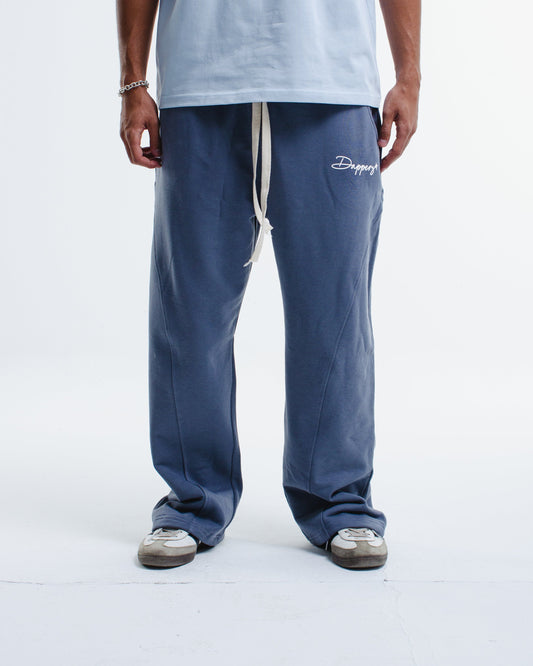 Relaxed-Fit Sweatpants – Blue