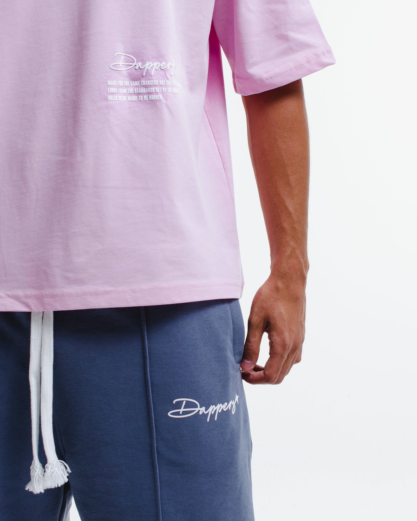 Cotton Graphic Oversized T-Shirt – Light Pink