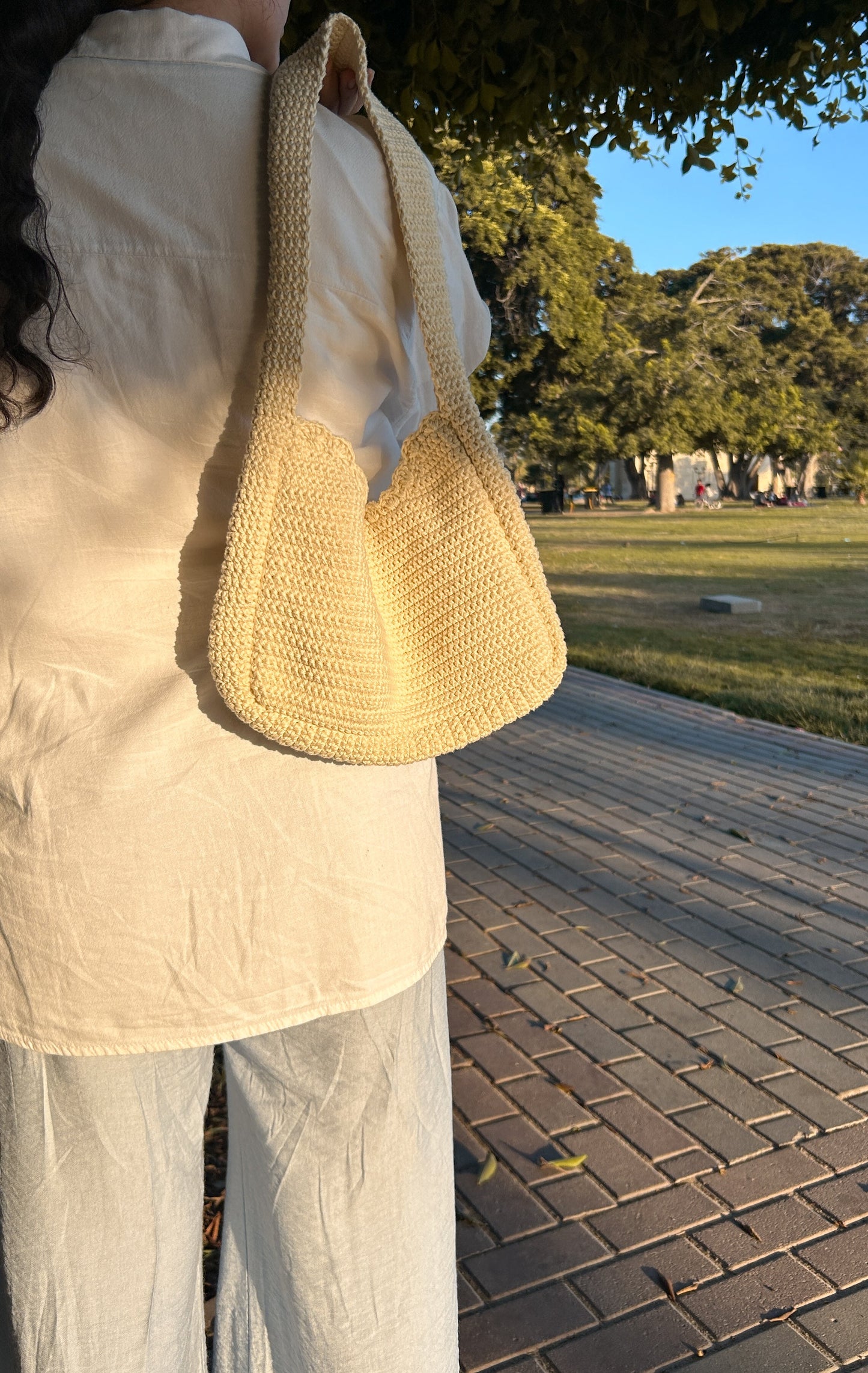 Italian Cotton Bag Offwhite