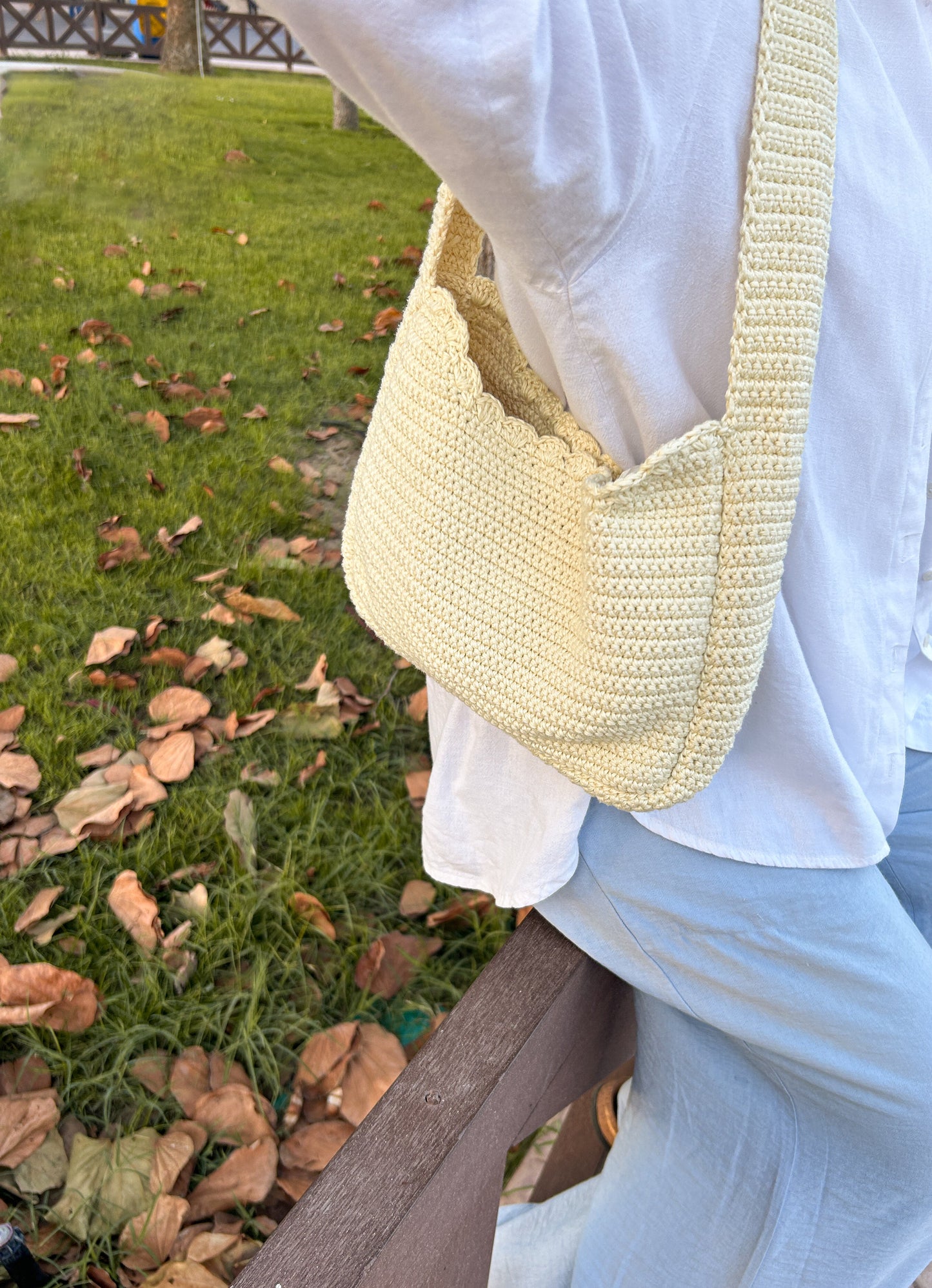 Italian Cotton Bag Offwhite