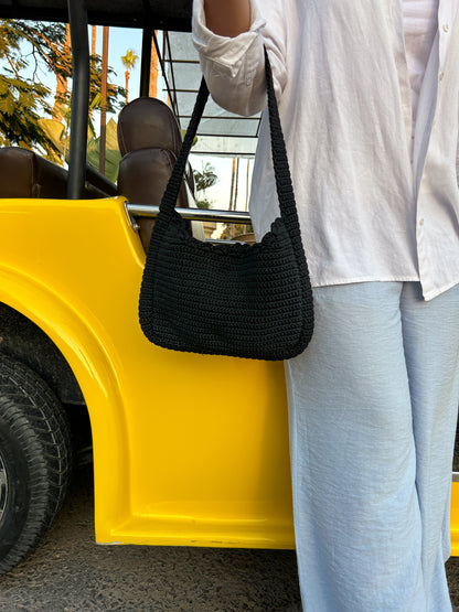 Italian Cotton Bag Black