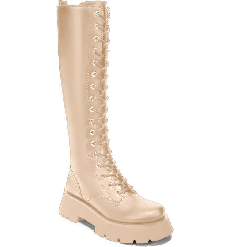 Bota Longa Beige Boots