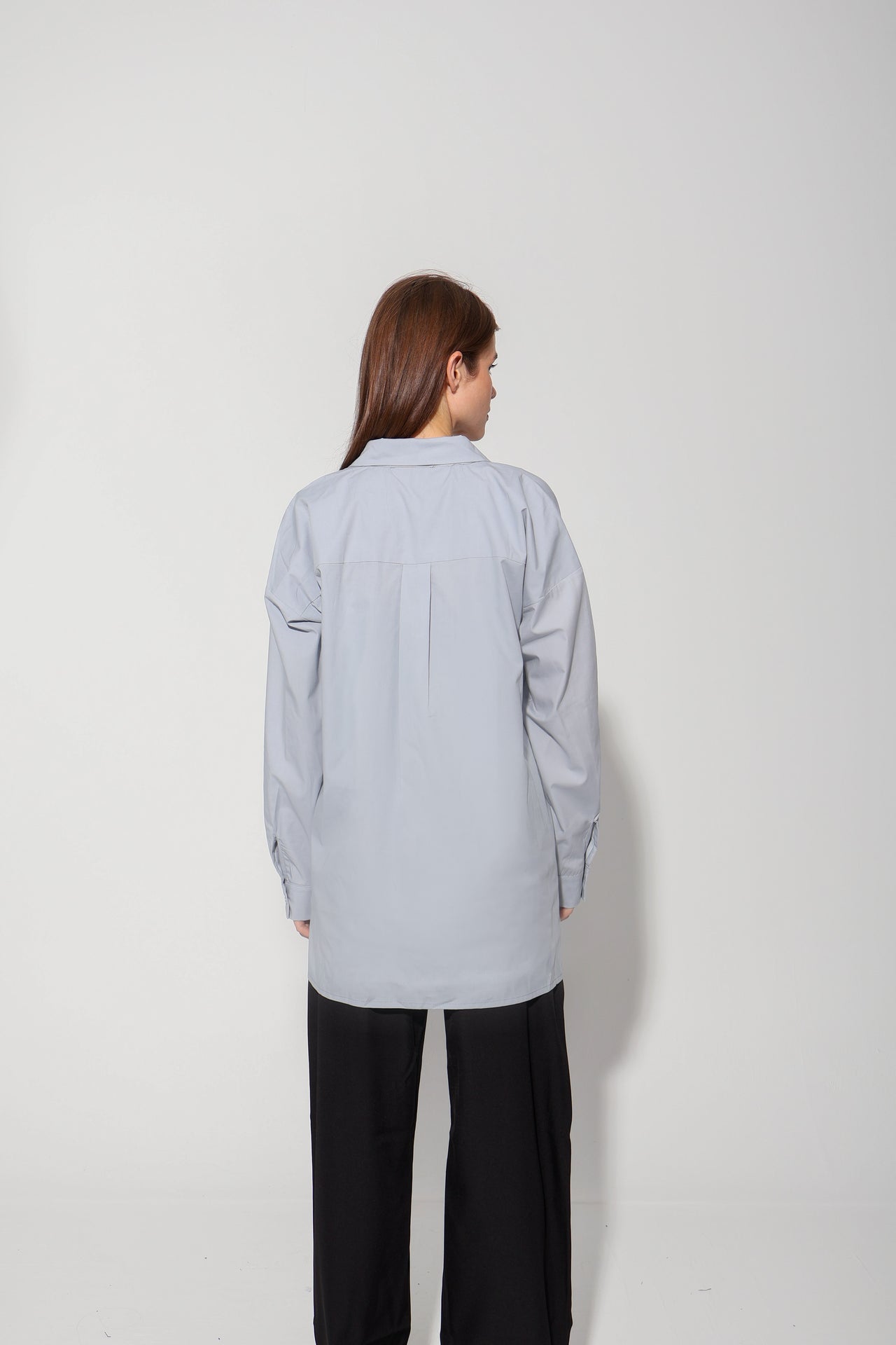 Egyptian Cotton Solid Maternity Shirt