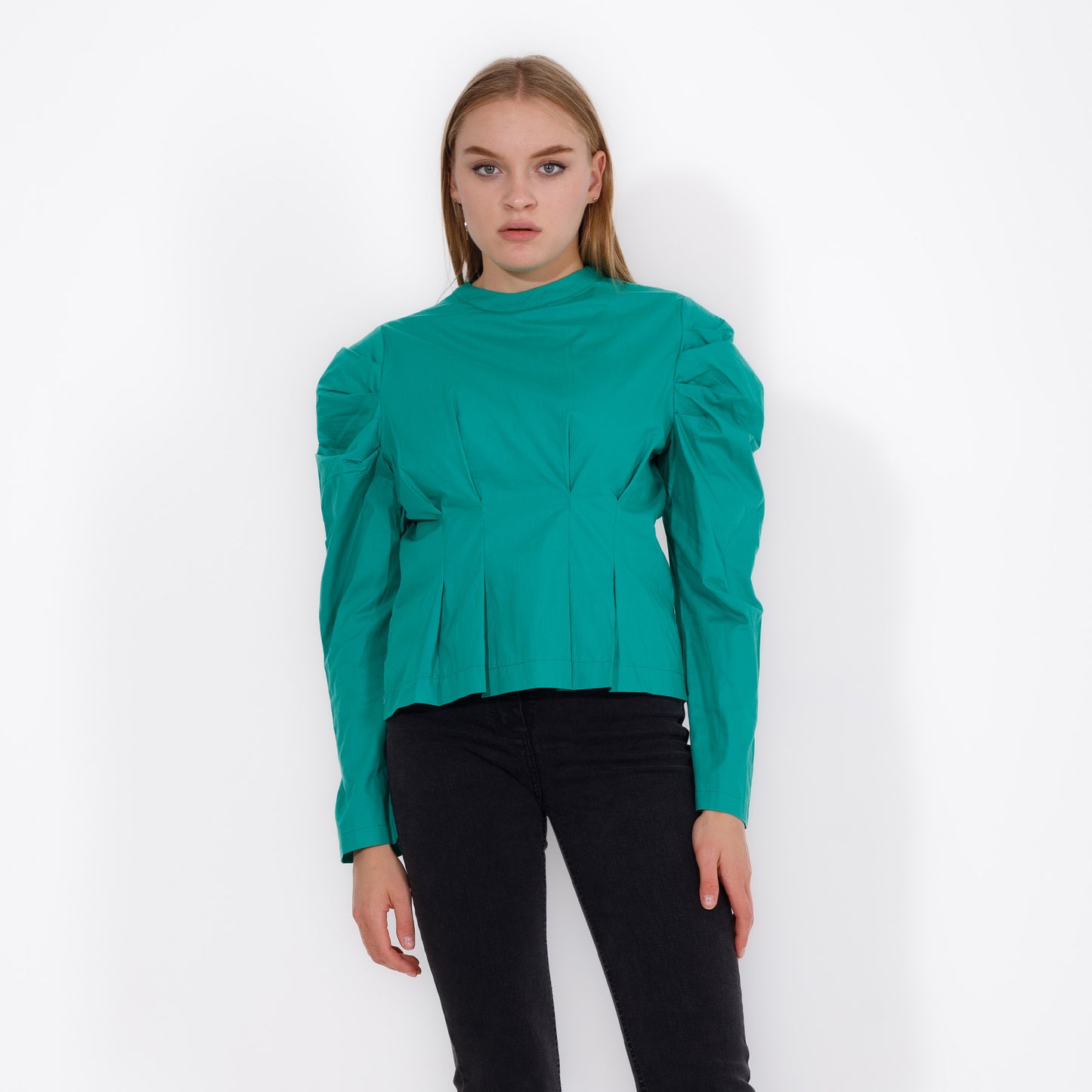 Puffy Sleeve Blouse