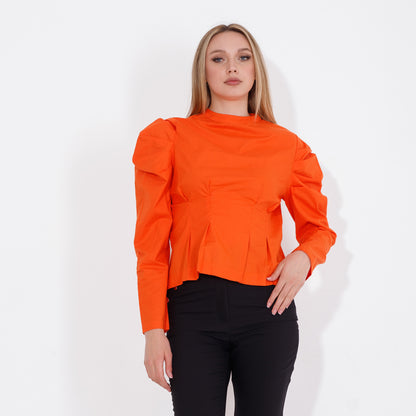 Puffy Sleeve Blouse