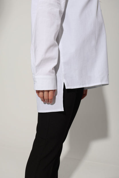 Egyptian Cotton Solid Maternity Shirt