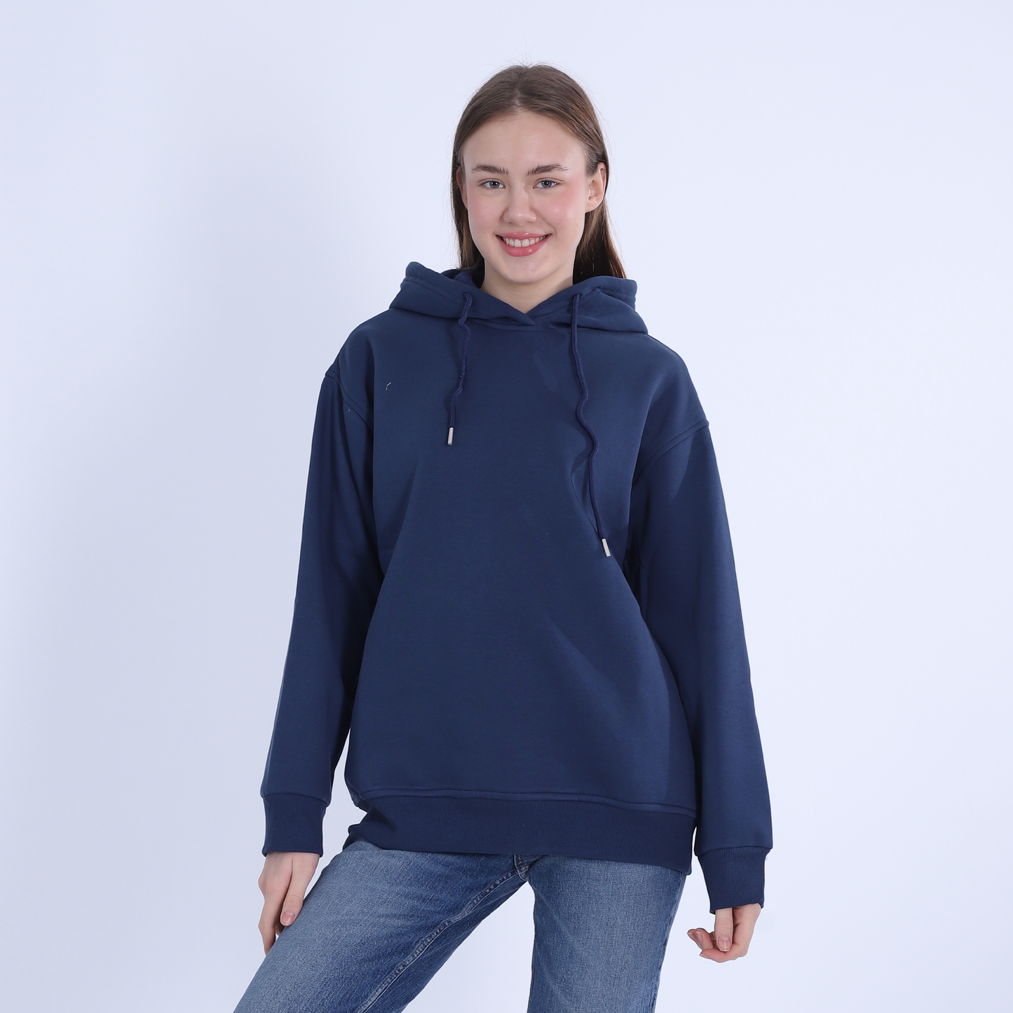 Basic Hoodie-Blue