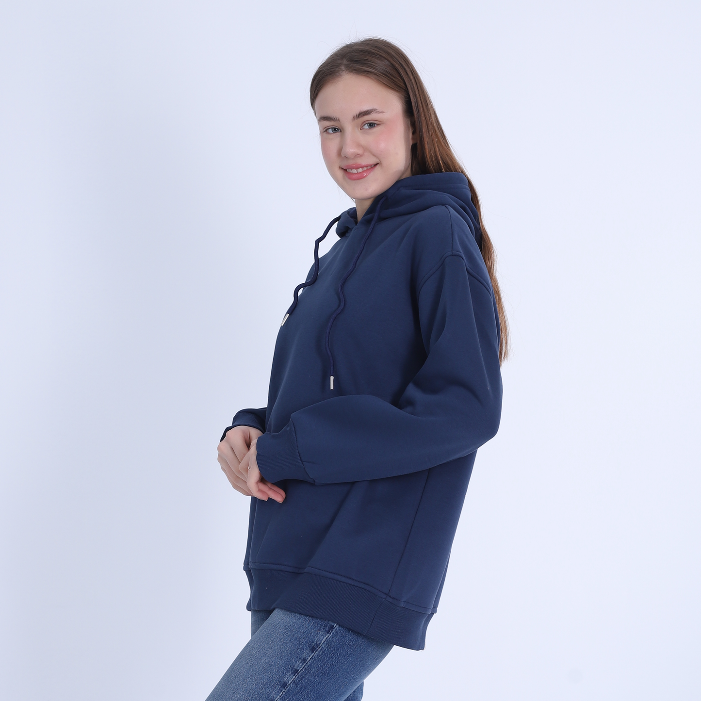 Basic Hoodie-Blue