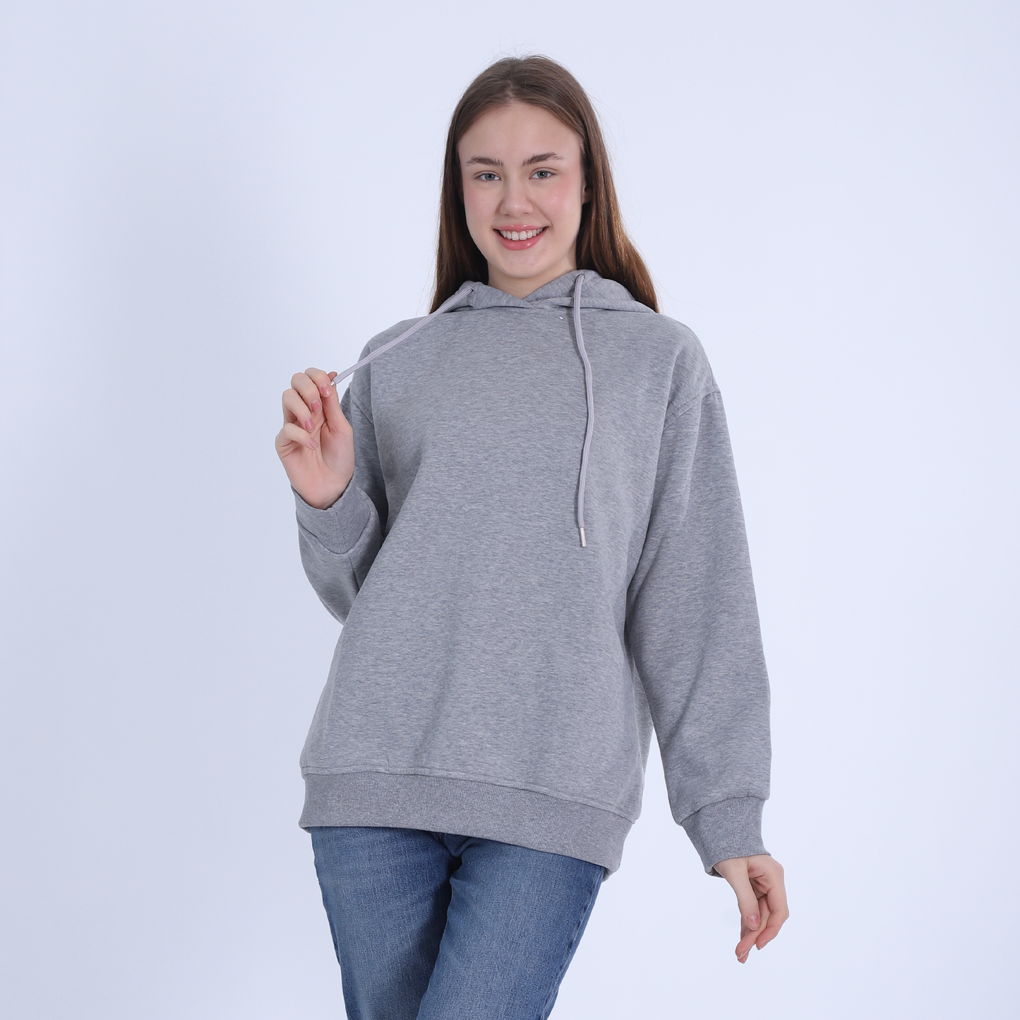 Basic Hoodie-Grey