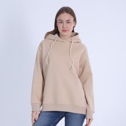 Basic Hoodie-Beige