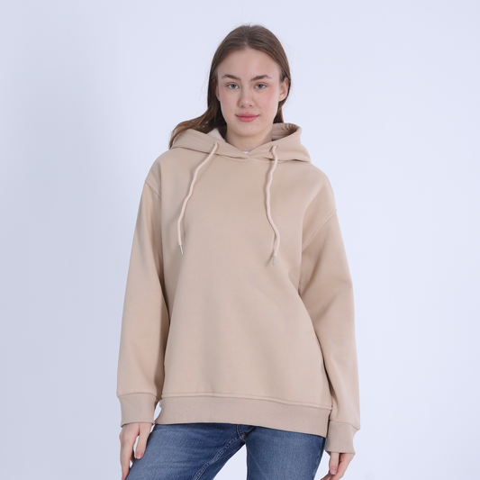 Basic Hoodie-Beige