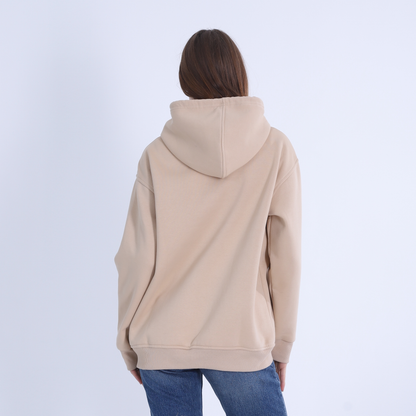 Basic Hoodie-Beige