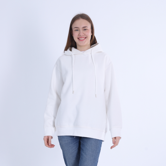 Basic Hoodie-Off White