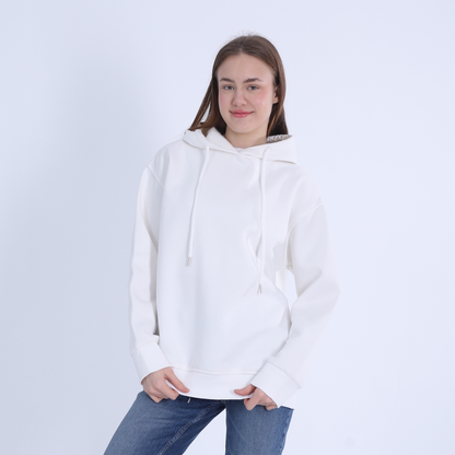 Basic Hoodie-Off White