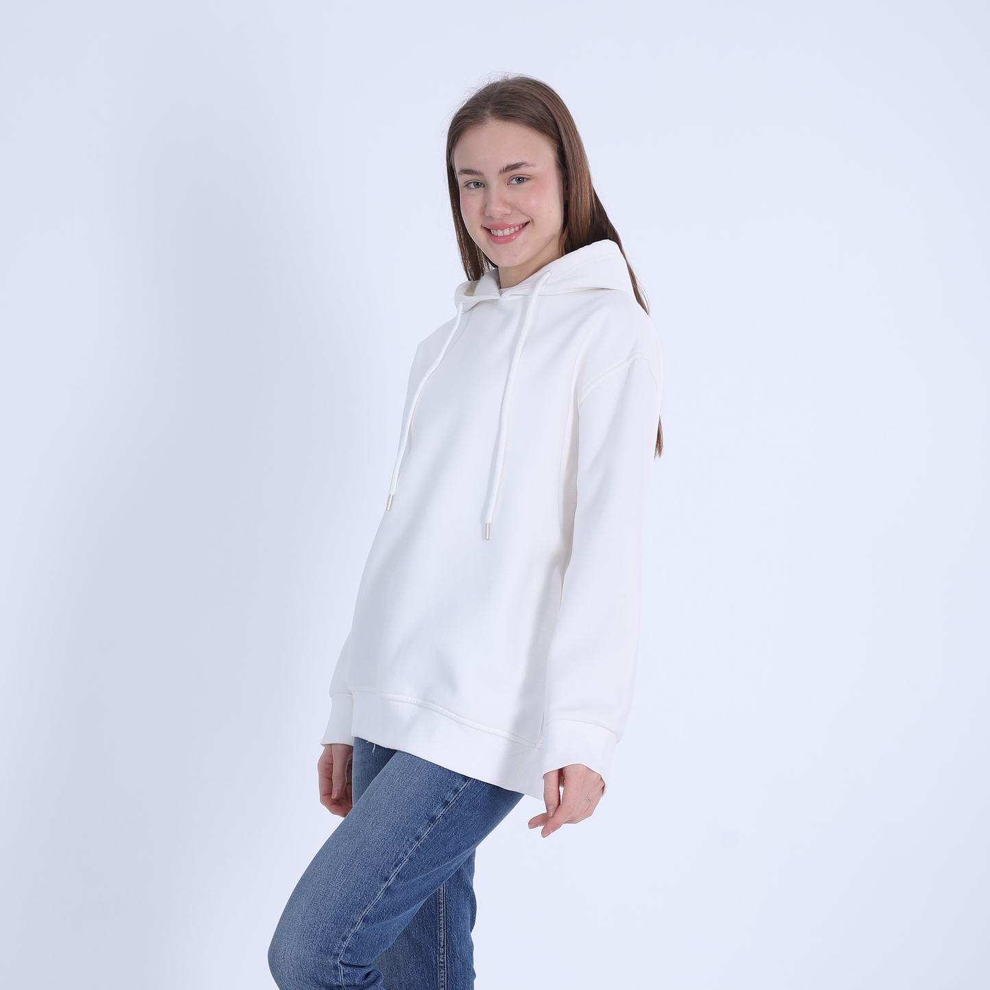 Basic Hoodie-Off White