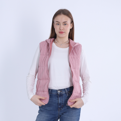 Knitted Vest with zipper-Kashmir