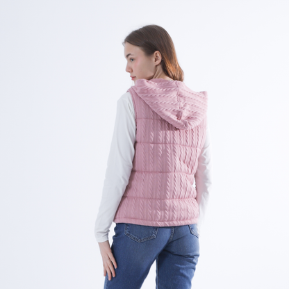 Knitted Vest with zipper-Kashmir