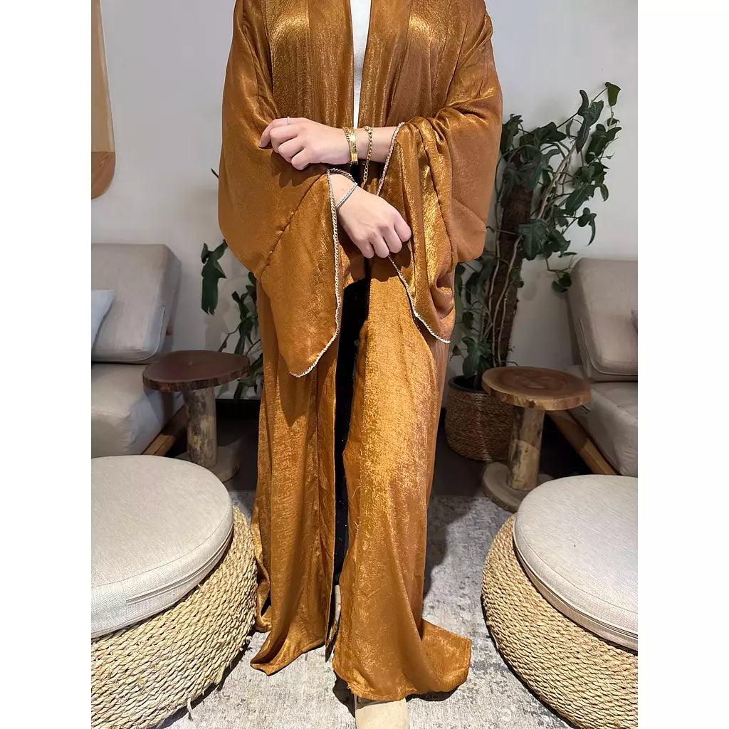 Velvet Crepe Solid Abaya – Havan