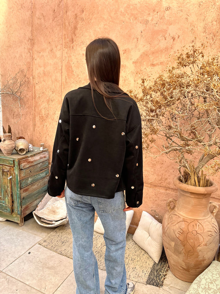 Studded Suede Jacket