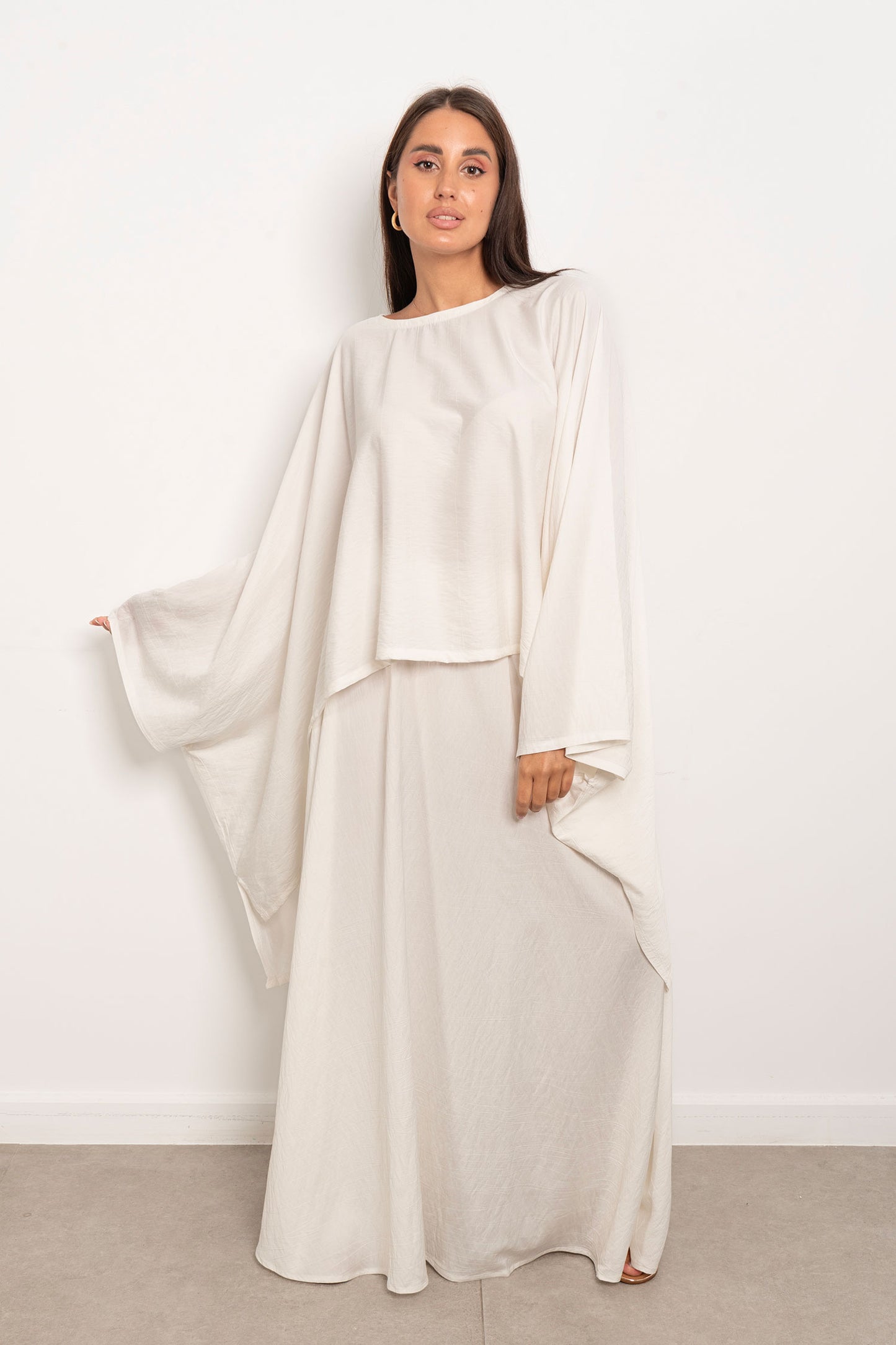 Linen Sahelia Set - White