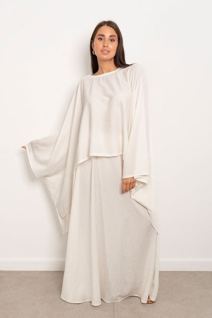 Linen Sahelia Set - White