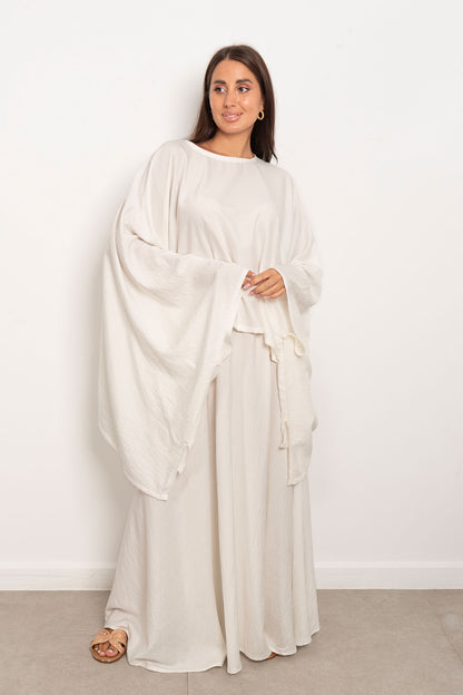 Linen Sahelia Set - White