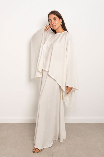 Linen Sahelia Set - White