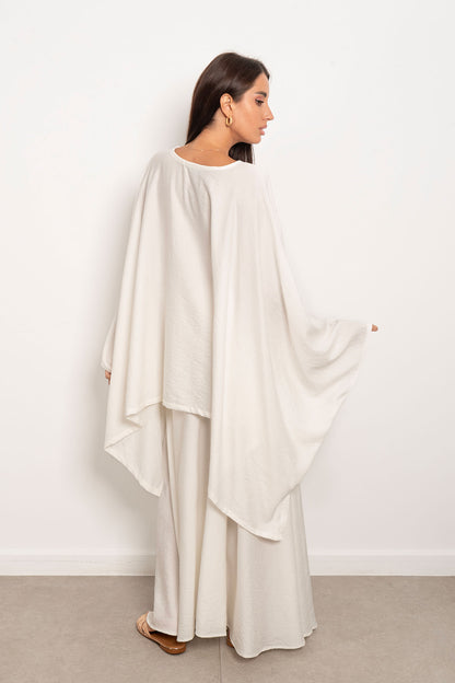 Linen Sahelia Set - White