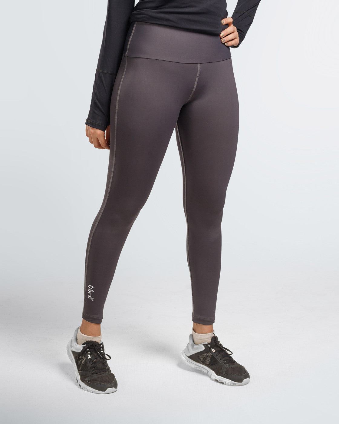 Lycra Ultra Light Performance Leggings - Dark Grey