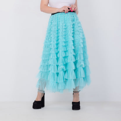 Fluffy Tullet Maxi Skirt