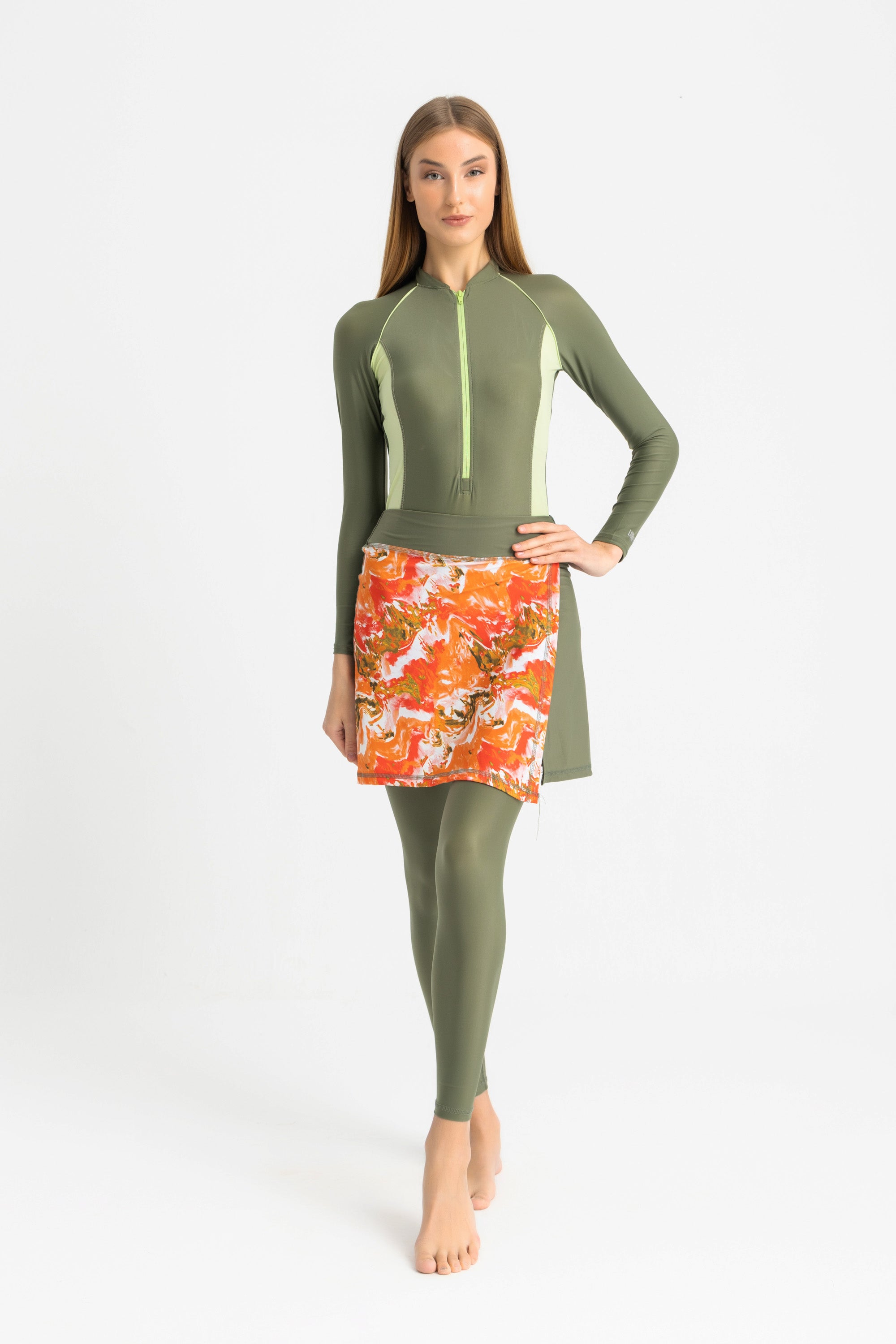 Lycra Feel Free Swimsuit - Multicolor