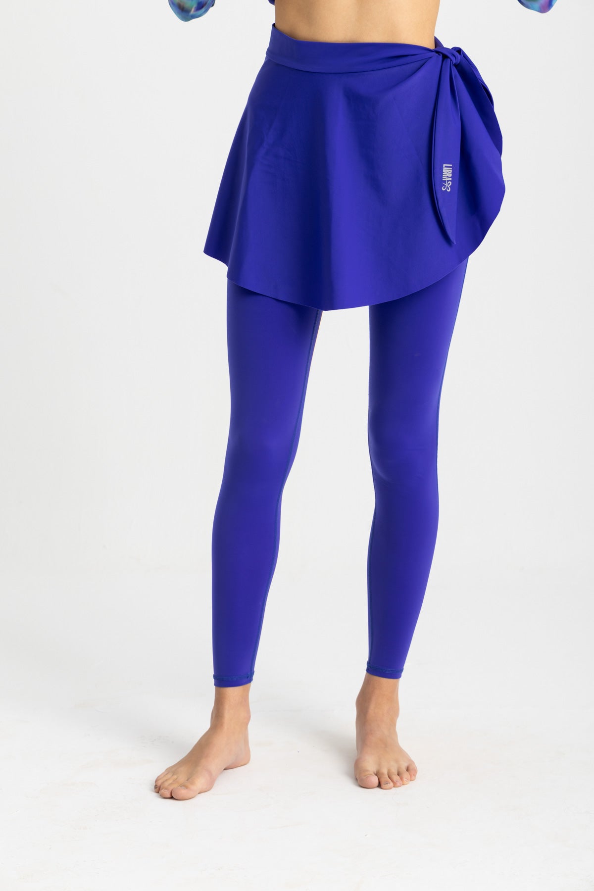 Lycra Wave Cover-Up Skirt - Blue