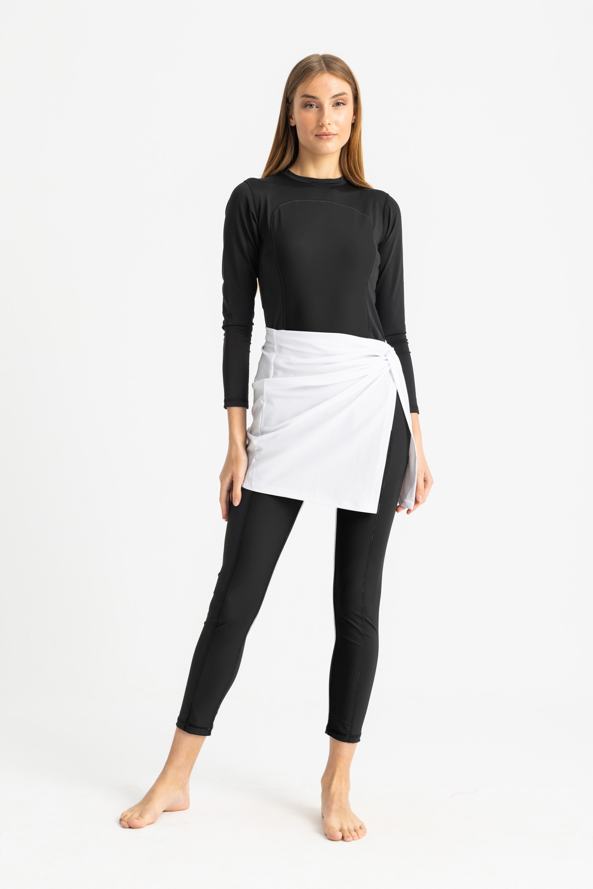 Lycra Beach Wrap - White