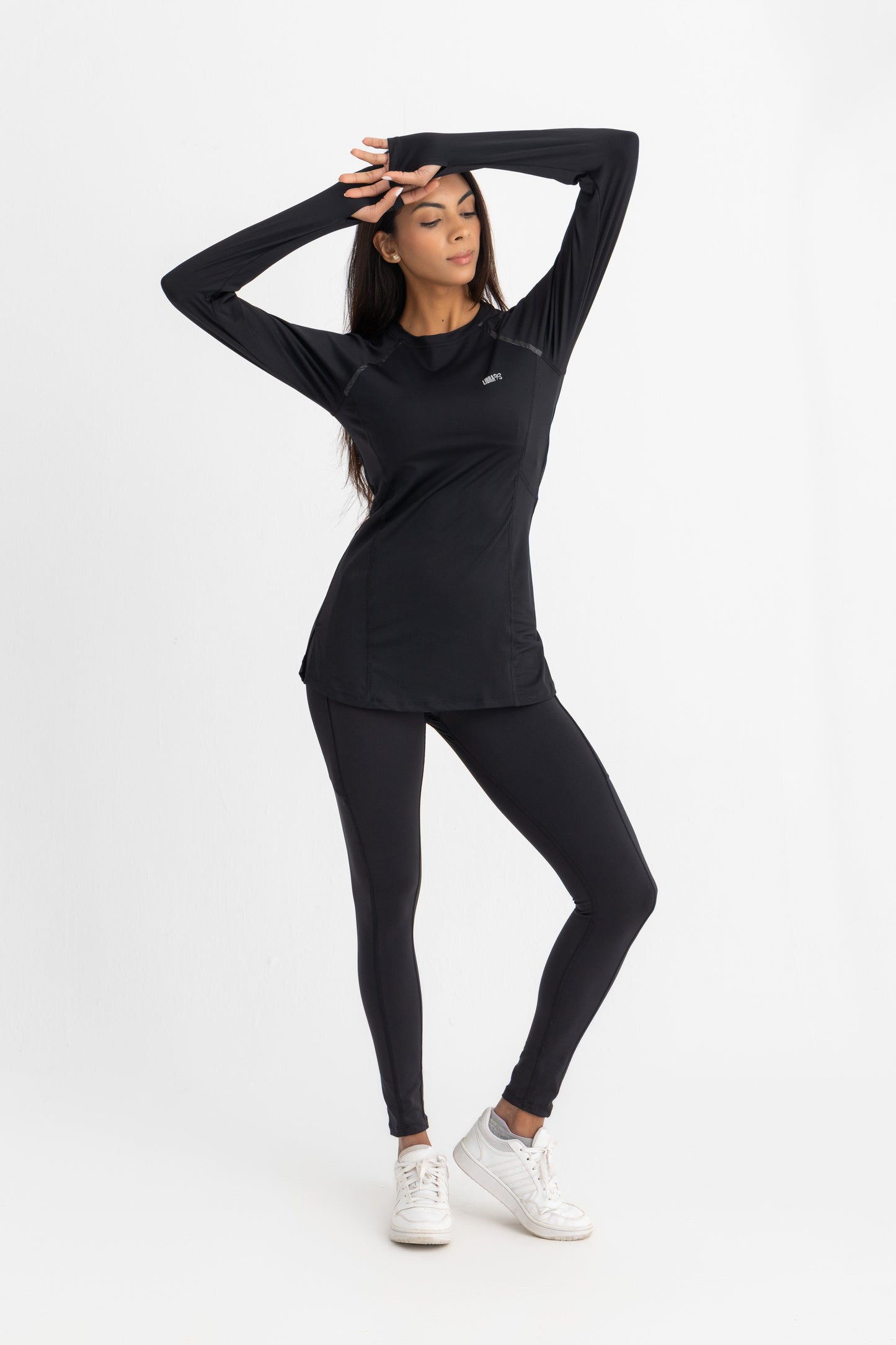Lycra Endura Long Sleeve Top - Black