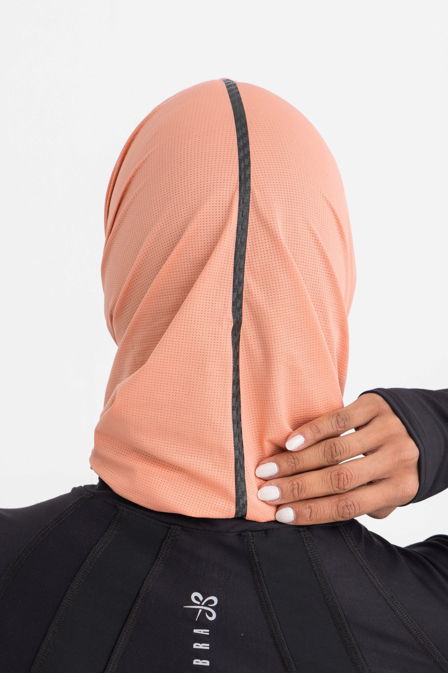 Lycra Sporty Hijab - Sandy Peach