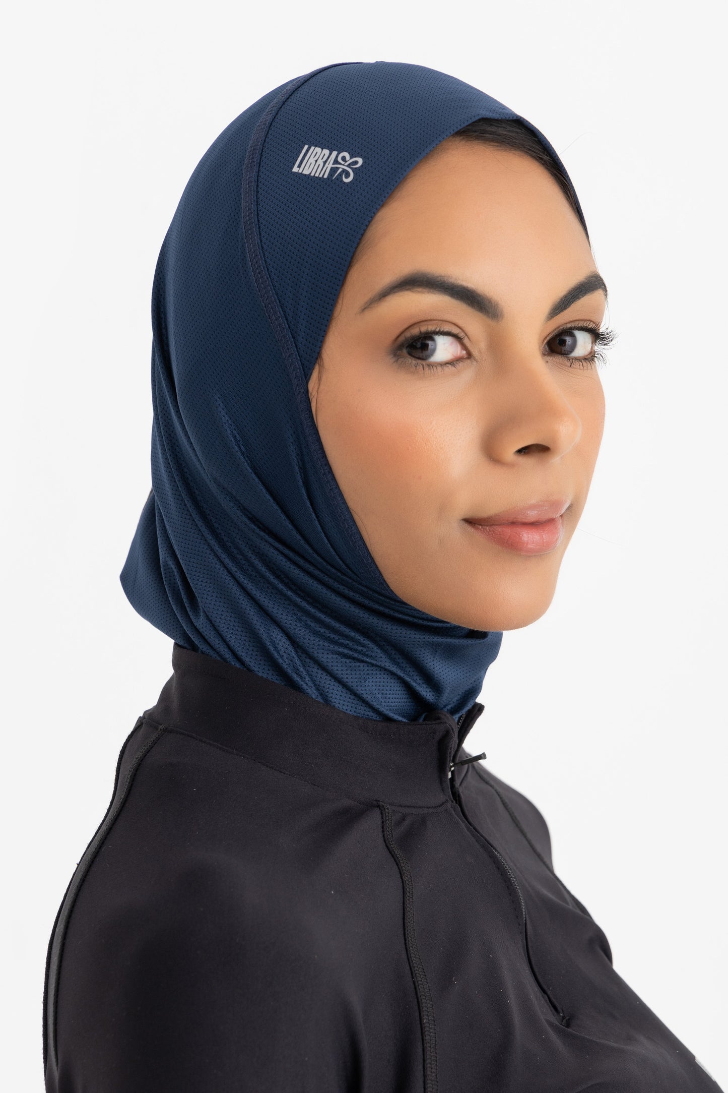 Lycra Sporty Hijab - Navy