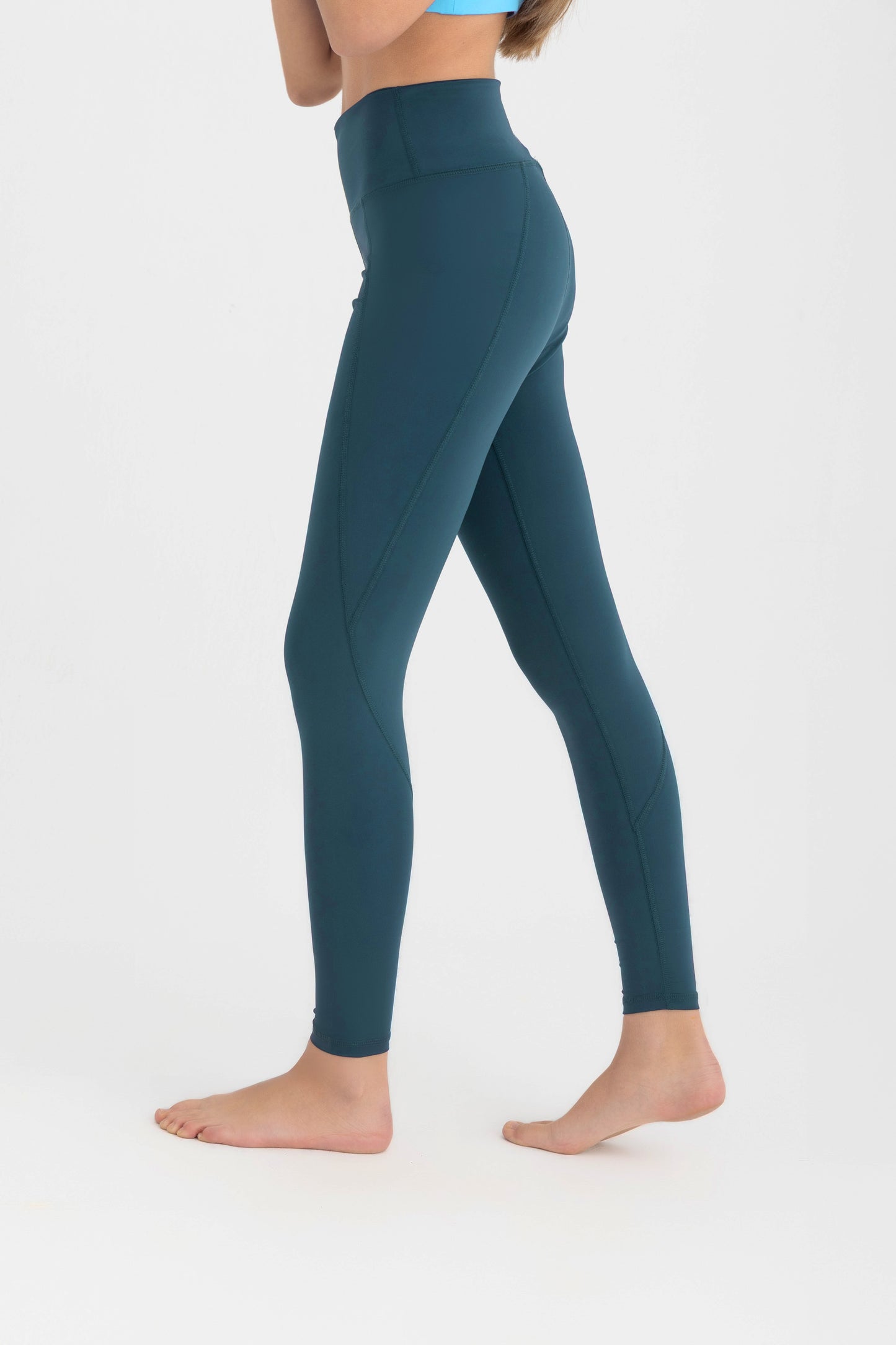 Lycra Swim Leggings - Deep Green