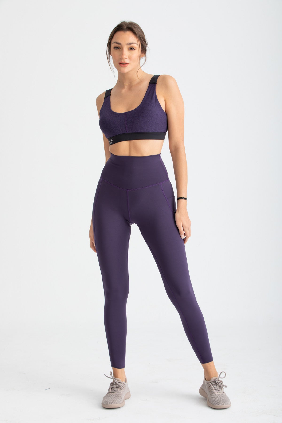 Lycra Ultra-Feel Leggings - Purple