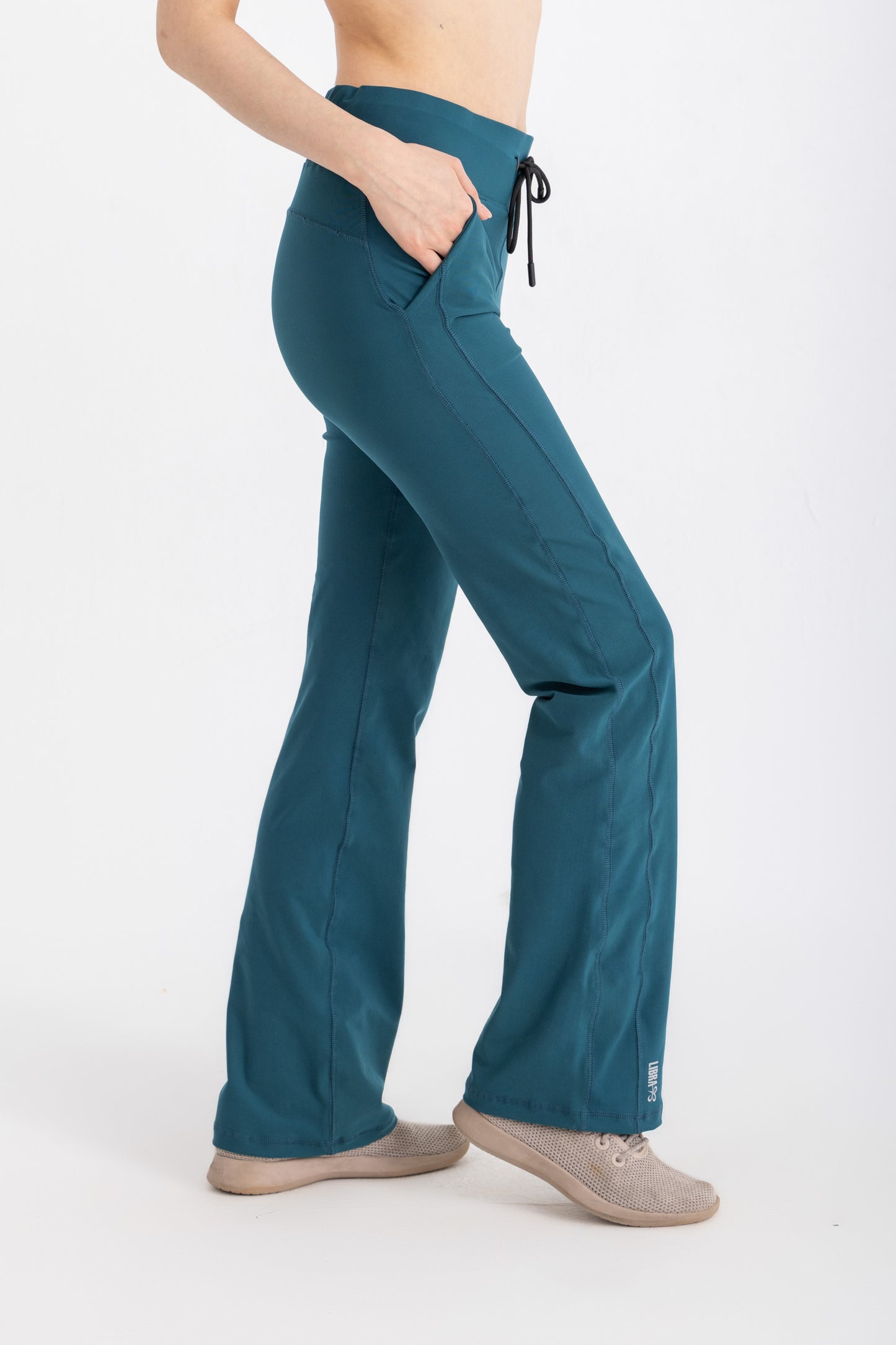 Lycra Straight Leggings - Teal