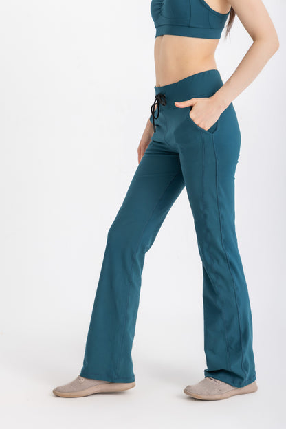 Lycra Straight Leggings - Teal