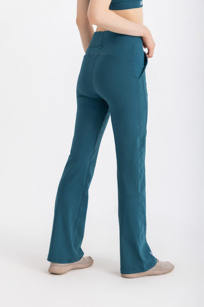 Lycra Straight Leggings - Teal