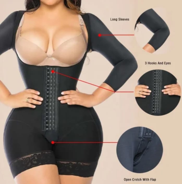 Curve Sculpt Bodysuit - Black