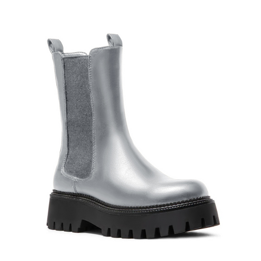 Bota Slip-On Silver Boots