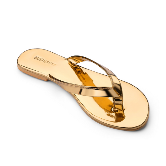 Urbana Gold Slippers