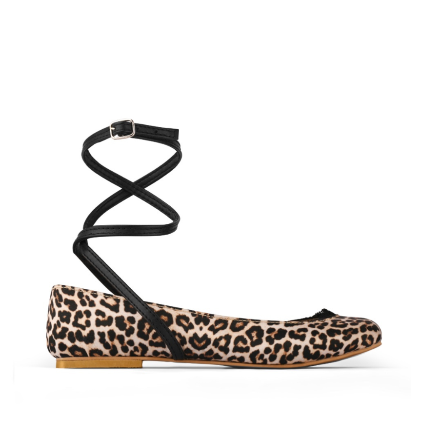 AMORIO MINI LEOPARD FLATS